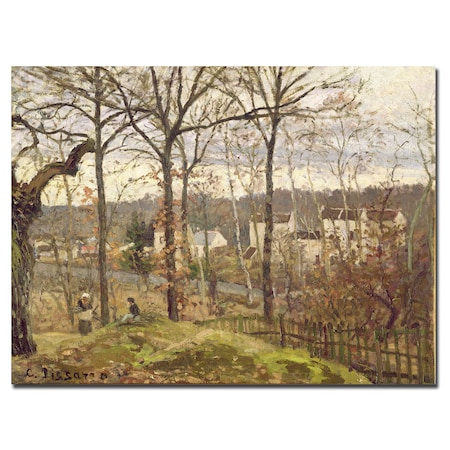 Camille Pissarro 'Winter Landscape At Louveciennes 1873',26x32